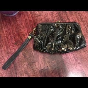 Vera Wang Croc-Print Wristlet Purse